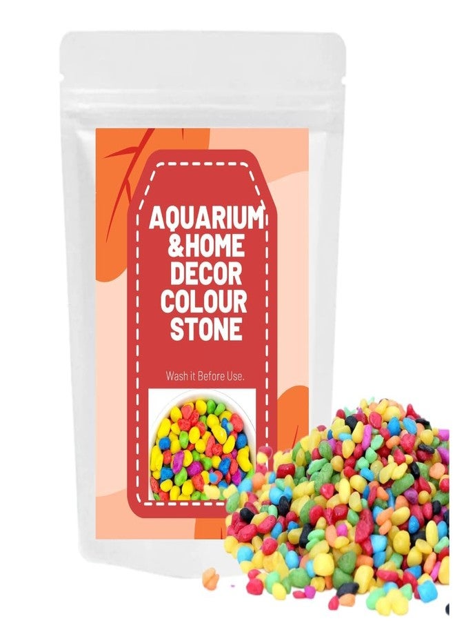 VAYINATO® Decorative Mixed Peables Colour Stone for Aquarium Fish Tank and Indoor Home Decoration and Garden Decor (1 Kg Pack) by Petzlifeworld - Image 1